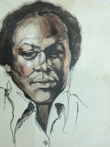 05 Jazz Cat, 10x8 inches, mixed media on paper, 1981