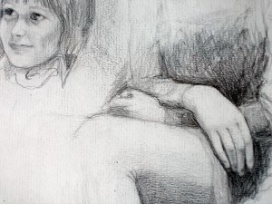 08 Bored at Work, 8x10 inches, 1982