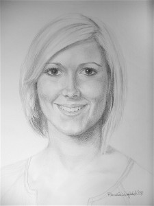 27 Heidi's Other Grandaughter, 24x18 inches, pencil on paper, 2008