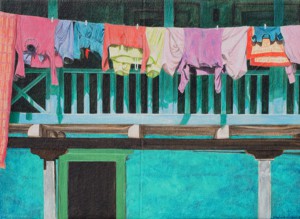 Old Manali 4, 18x24 inches, acrylic on canvas, 2008